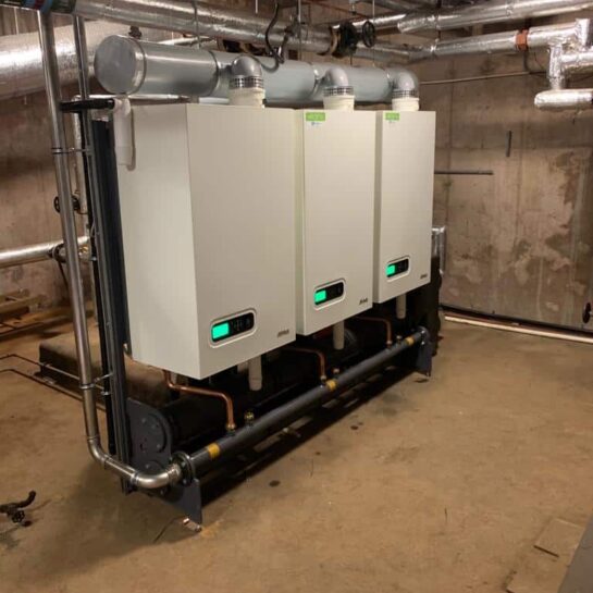3 brand new commercial boilers